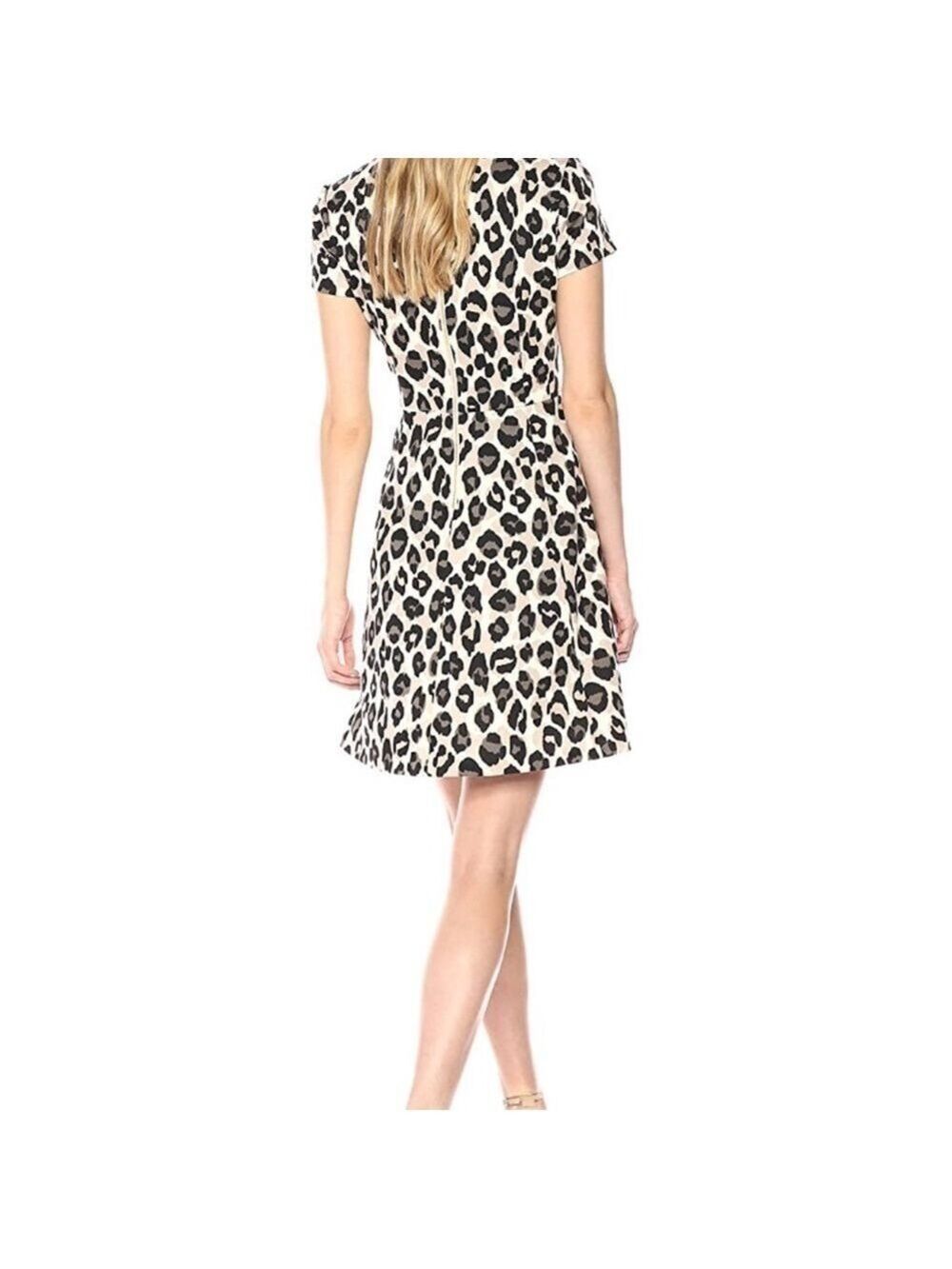 Jessica Howard Animal Print Fit & Flare Dress - Picture 2 of 7